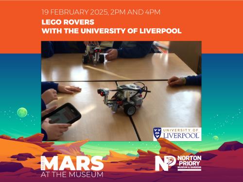 Lego Rovers with the University of Liverpool