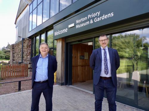 Mike Amesbury MP becomes a Patron of Norton Priory Museum and Gardens